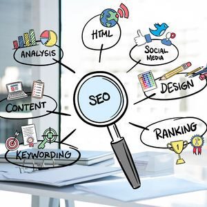 This image indicates SEO services by freelance digital marketers