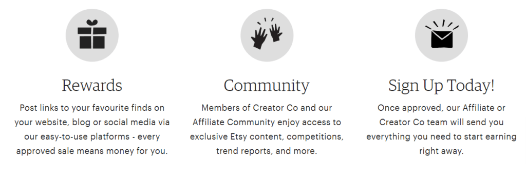 Image of Etsy affiliate network