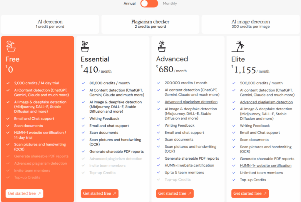 Winston AI content detector tool