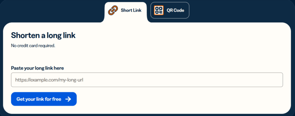 An imgae of Bitly Chrome extension.