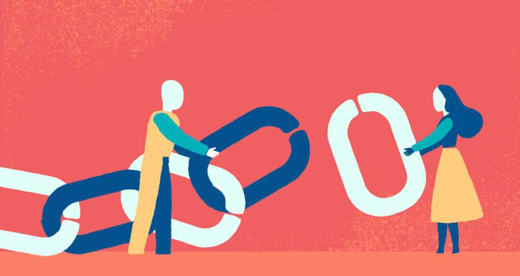 An image showing backlinks in a blog "building authority backlinks.