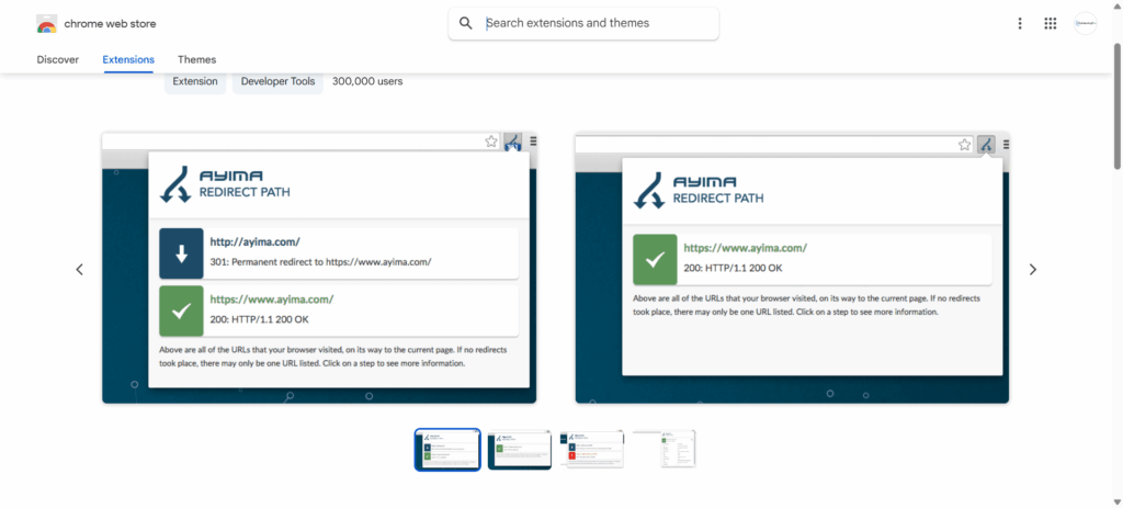 An image of redirect path Chrome extension for a blog on best Chrome extensions for bloggers.