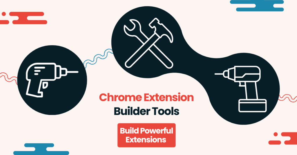 An image showing no-code extension builder tools