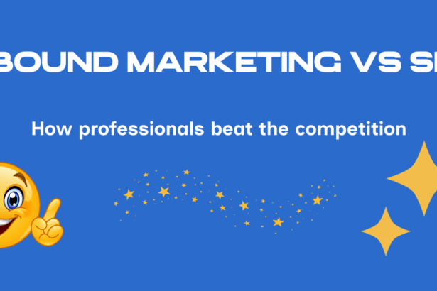 An image showing Inbound marketing vs SEO.