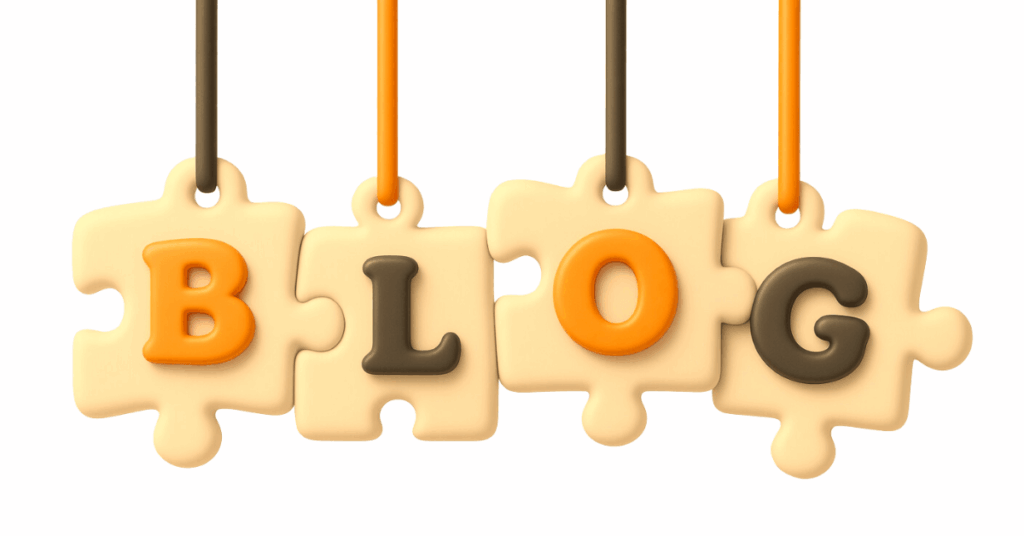 An image of blog writing in an article on how to promot a blog