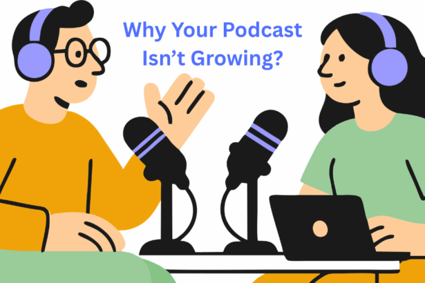 An image showing podcast making in a blog of how much does it cost to create a podcast?