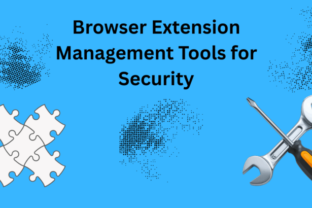 An image showing browser extension management tools for security.
