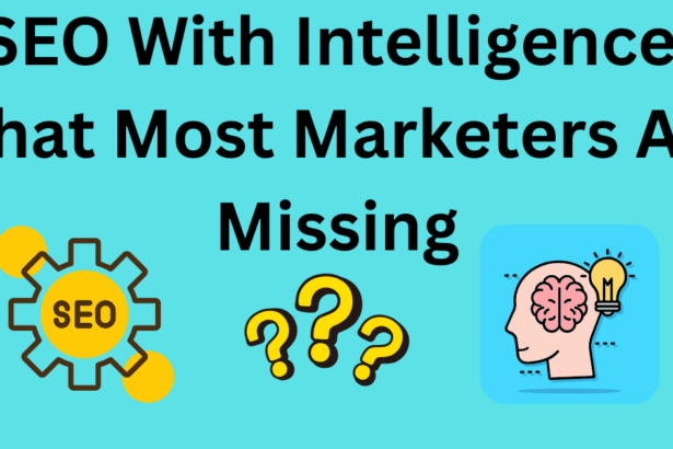 An image showing what is SEO intelligence?