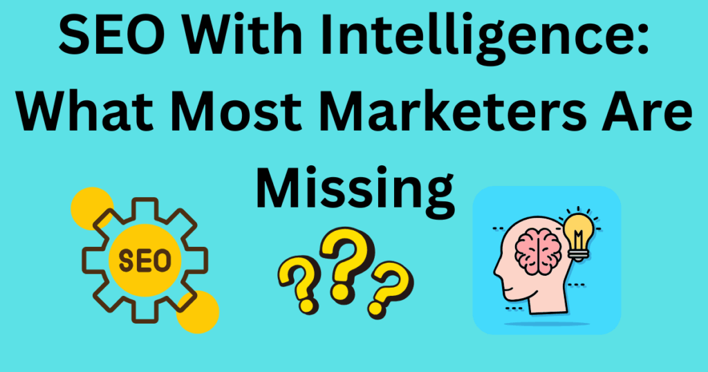 An image showing what is SEO intelligence?